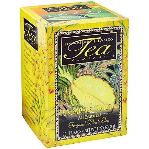 Hawaiian Islands Pineapple Waikiki Tropical Black Tea, All Natur