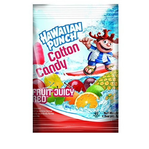 Hawaiian Punch Cotton Candy 1.5Oz/5Ct Openstock, Hawaiian Punch,