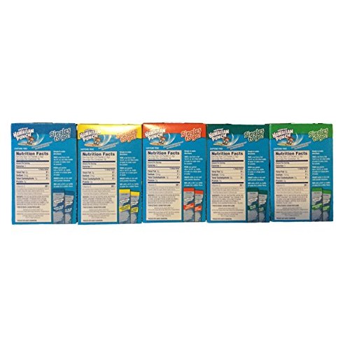Hawaiian Punch Singles To Go Variety Pack, Sugar Free, 8 Ct, 5 B