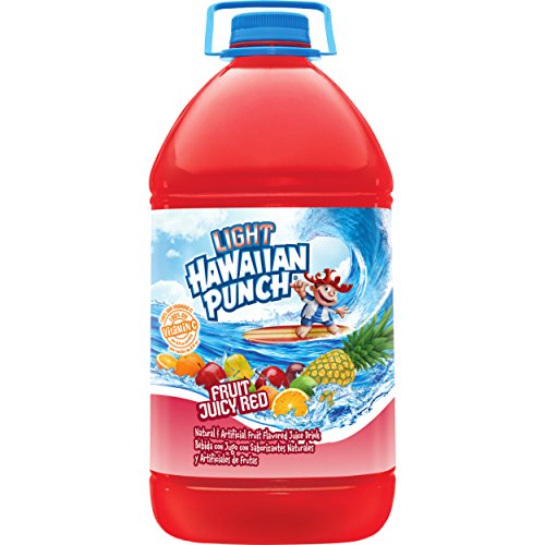 Hawaiian Punch Light Fruit Juicy Red, 128-Ounce Bottles Pack Of 4