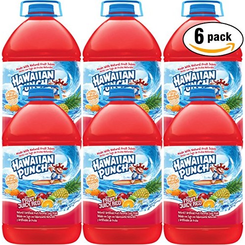Hawaiian Punch Fruit Juicy Red, 1 Gal Bottle Pack Of 6, Total O