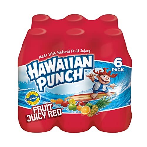 Hawaiian Punch Fruit Juicy Red, 10 Fl Oz Bottles Pack Of 24