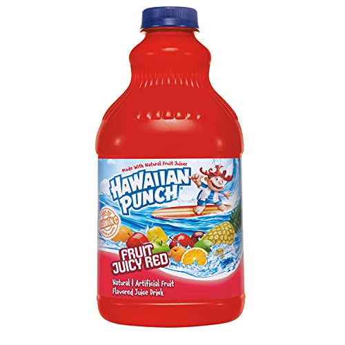 Hawaiian Punch Fruit Juicy Red, 64 Fluid Ounce Bottle Pack of 8