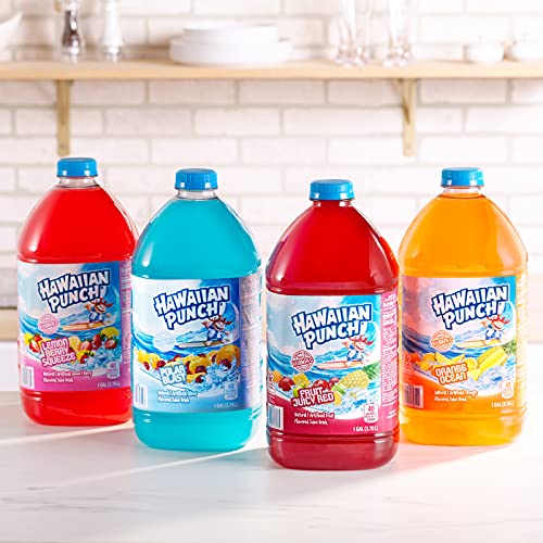 Hawaiian Punch Fruit Juicy Red, 64 Fluid Ounce Bottle Pack of 8