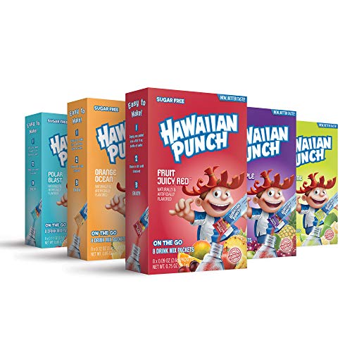 Hawaiian Punch, Kids Choice Variety Pack– Powder Drink Mix - 5