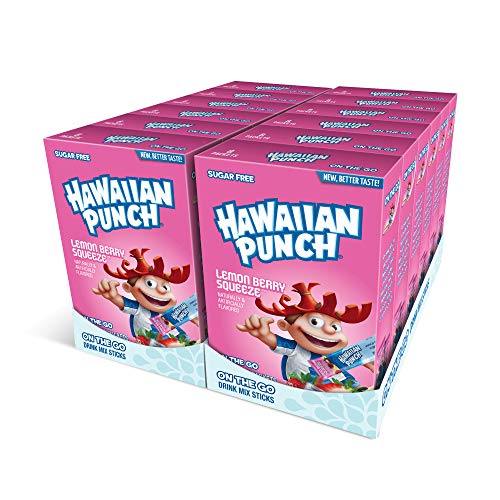 Hawaiian Punch, Lemon Berry Squeeze– Powder Drink Mix - 12 Boxe