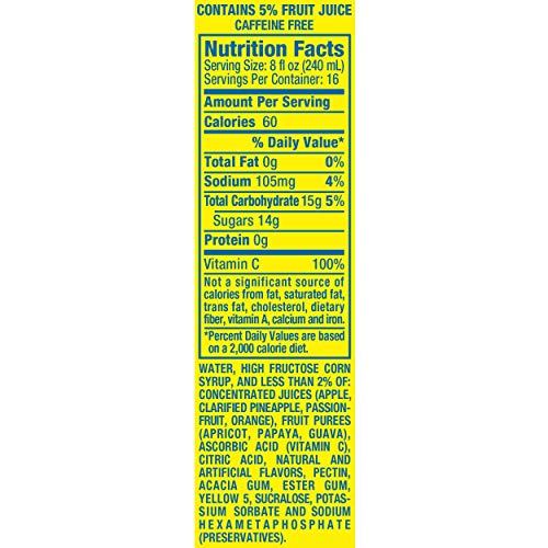 Hawaiian Punch Lemonade, 128 Fluid Ounce