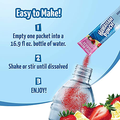 Hawaiian Punch, Paradise Variety Pack– Powder Drink Mix - 5 Box