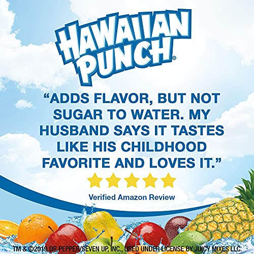 Hawaiian Punch, Paradise Variety Pack– Powder Drink Mix - 5 Box
