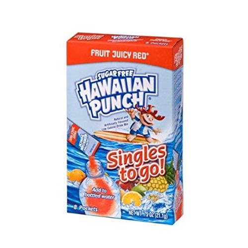 Hawaiian Punch Singles To Go Powder Packets, Water Drink Mix, Fr