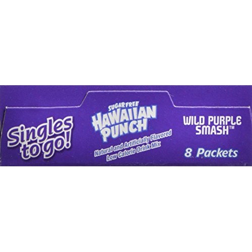 Hawaiian Punch Singles To Go Powder Sticks, 8-Count Box Pack Of