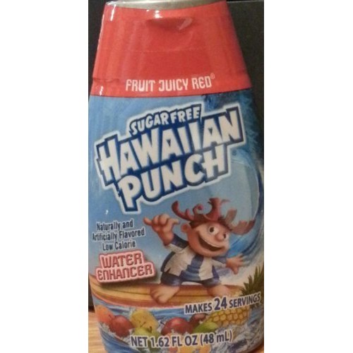 Hawaiian Punch Sugar Free Liquid Water Enhancer Fruit Juicy Red