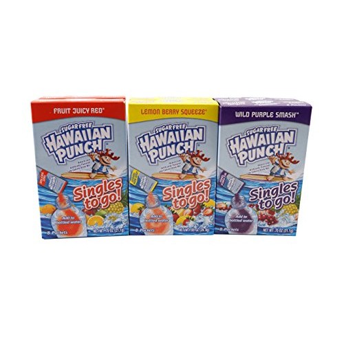 Hawaiian Punch Singles To Go Fruit Juicy Red, Lemon Berry Squeez