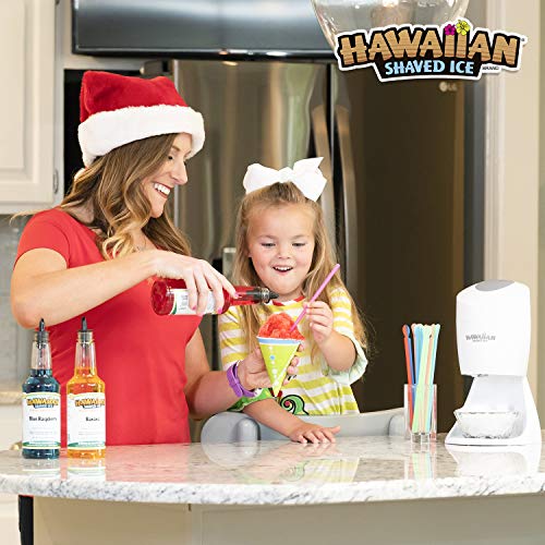 Hawaiian Shaved Ice Syrup 20 Pack With Accessories, 16 Fluid Oun