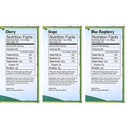 Hawaiian Shaved Ice Syrup 3 Pack With Accessories