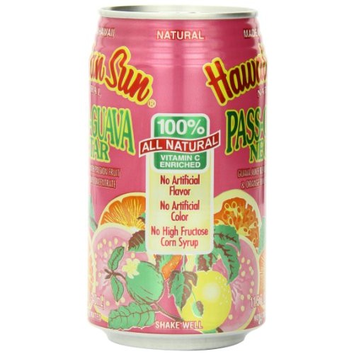 Hawaiian Sun Nectar, Pass-O-Guava, 11.5-Ounce Pack Of 24