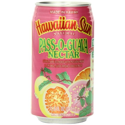 Hawaiian Sun Nectar, Pass-O-Guava, 11.5-Ounce Pack Of 24