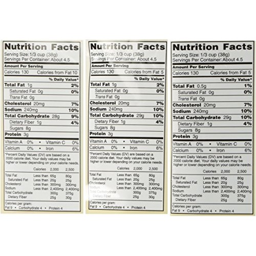 Hawaiian Sun Pancake Mix Assortment 6-Ounce Pack Of 3