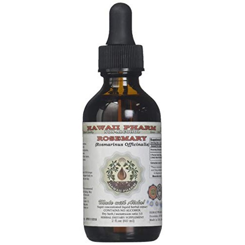 Rosemary Alcohol-Free Liquid Extract, Organic Rosemary Rosmarin
