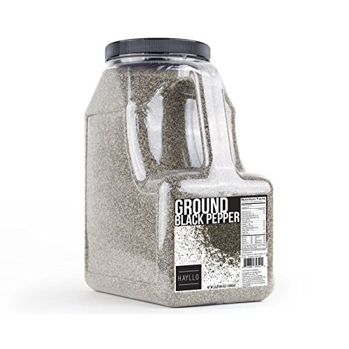 Hayllo Ground Black Pepper , 5 Pound