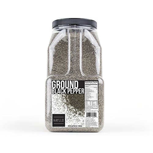 Hayllo Ground Black Pepper , 5 Pound