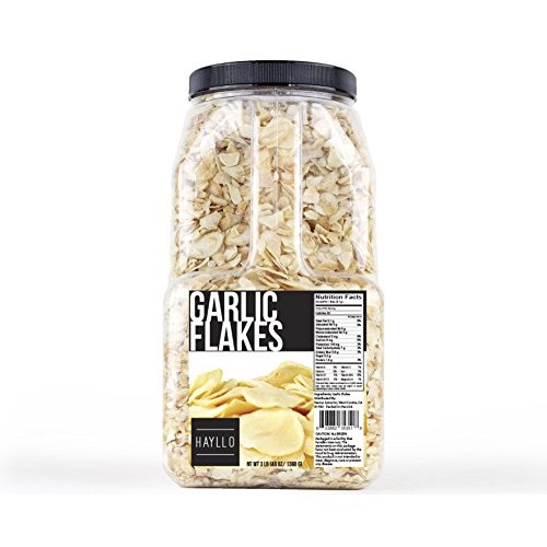 Hayllo Organic Spice Dehydrated Garlic Flakes Dry Slice Dried Ga