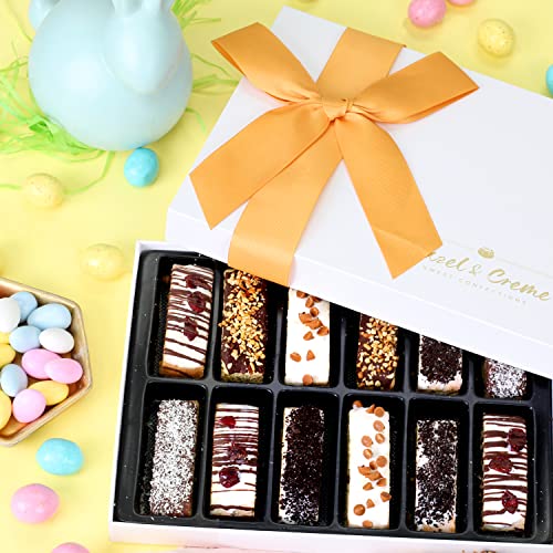 Hazel & Creme Biscotti Gift Baskets - Fathers Day Food Gift Bas...