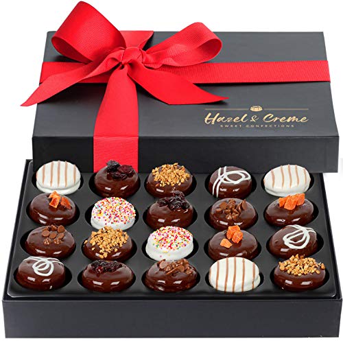Hazel &Amp; Creme Cookies Gift Box - 20 Cookies - Gourmet Food Gift