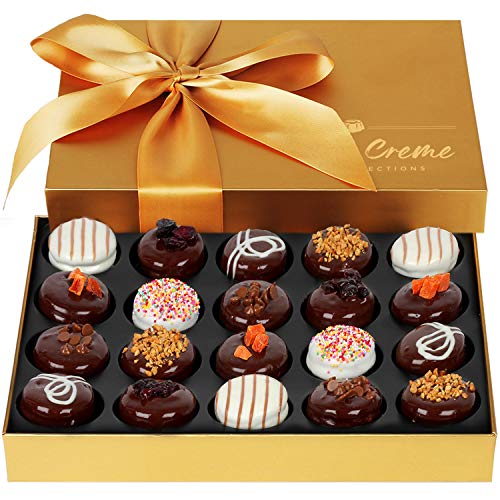 Hazel &Amp; Creme Gold Cookie Gift Box - Chocolate Box 20 - Gourmet
