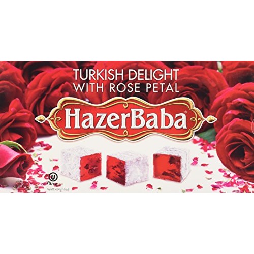 Hazer Baba Turkish Delight With Rose, 16 Oz