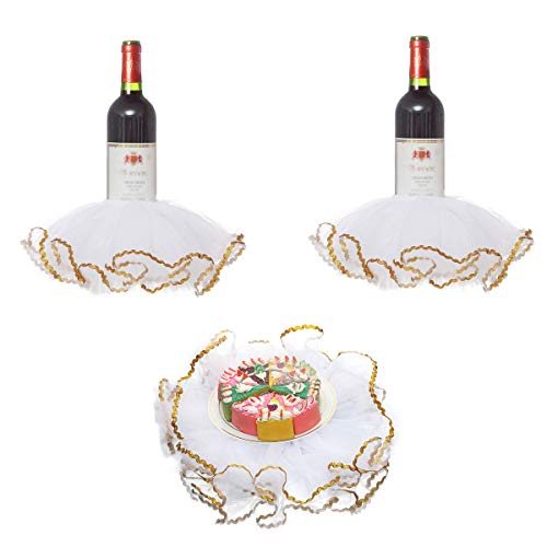 Bottle Cover Tutu Skirt Table Center Piece For Dessert Table Dec