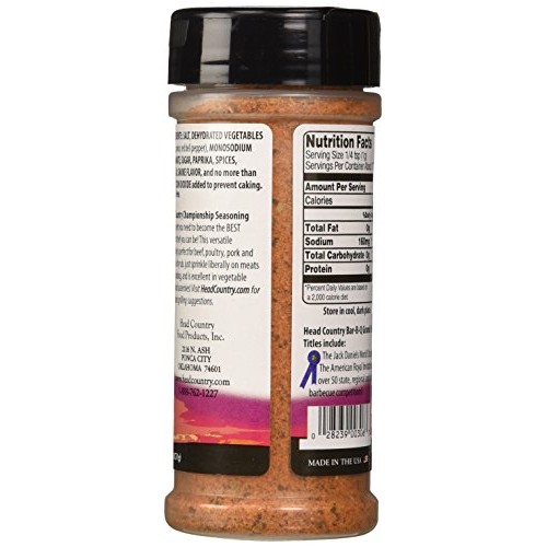 Head Country Bar-B-Q Championship Seasoning, Original, 6 Ounce