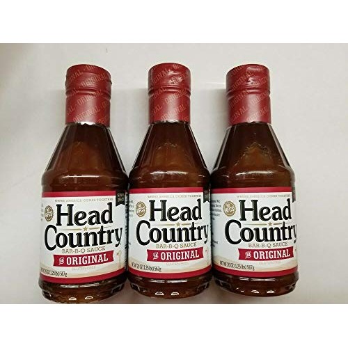 Head Country Barbecue BBQ Sauce ORIGINAL 3 Bottles 20oz per