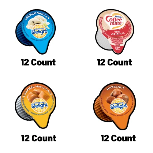 Coffee Creamer - 48 Count - Coffee Creamer Variety Pack - Coffee