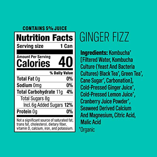 Health-Ade Booch Pop Variety Pack, Healthy Organic Soda Made Wit