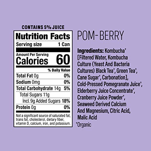 Health-Ade Booch Pop Variety Pack, Healthy Organic Soda Made Wit