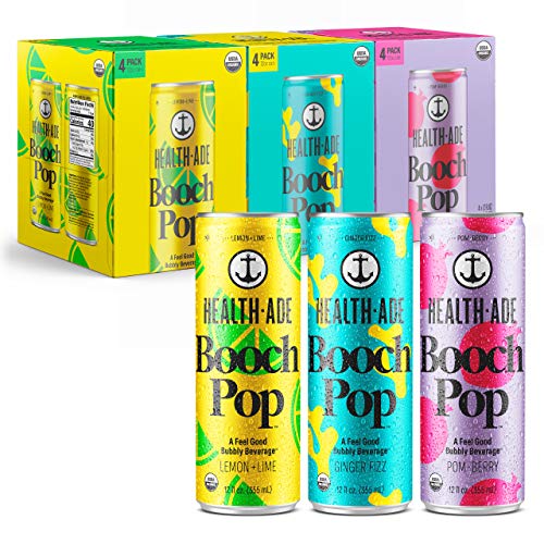 Health-Ade Booch Pop Variety Pack, Healthy Organic Soda Made Wit