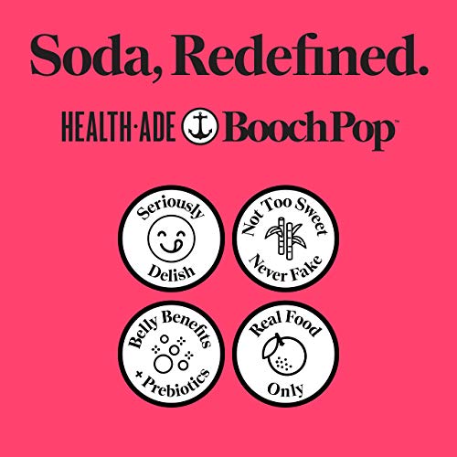 Health-Ade Booch Pop, Apple, Healthy Soda For Gut Health, Made W