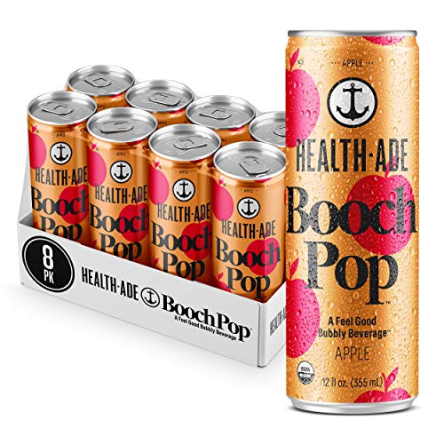Health-Ade Booch Pop, Apple, Healthy Soda For Gut Health, Made W