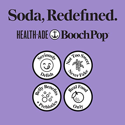 Health-Ade Booch Pop, Grape, Healthy Soda For Gut Health, Made W