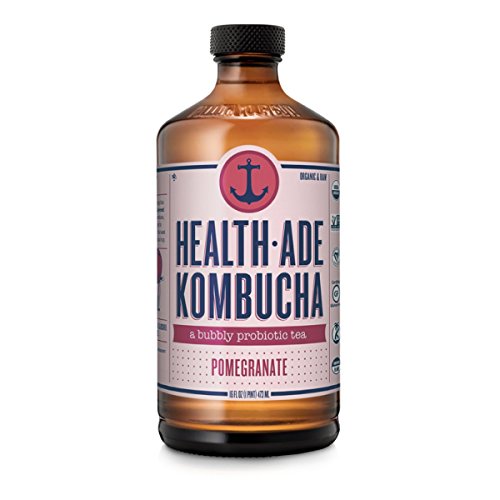 Health-Ade Kombucha, Organic Pomegranate, A Bubbly Probiotic Tea