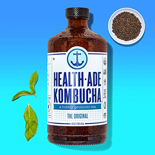Health-Ade Kombucha An Organic Bubbly Probiotic Tea, 12 Pack Cas