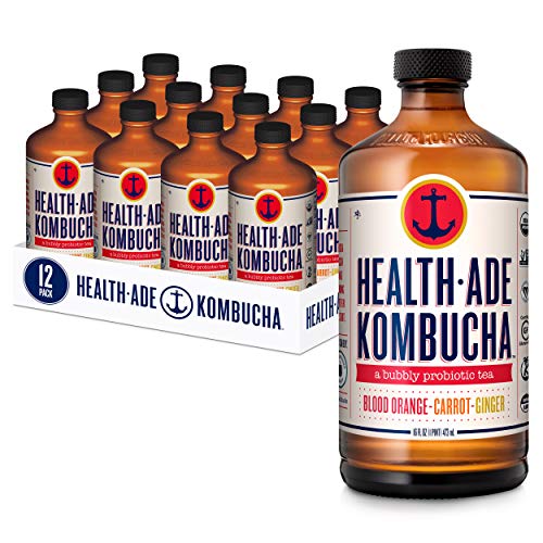 Health-Ade Kombucha Tea Organic Probiotic Drink, 12 Pack Case 1