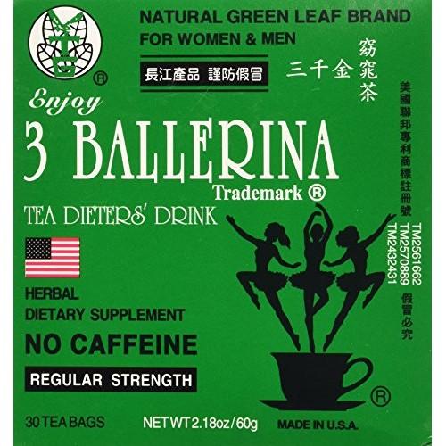 3 Pack Of 3 Ballerina Dieters Tea For Men And Women 3 Boxes Of