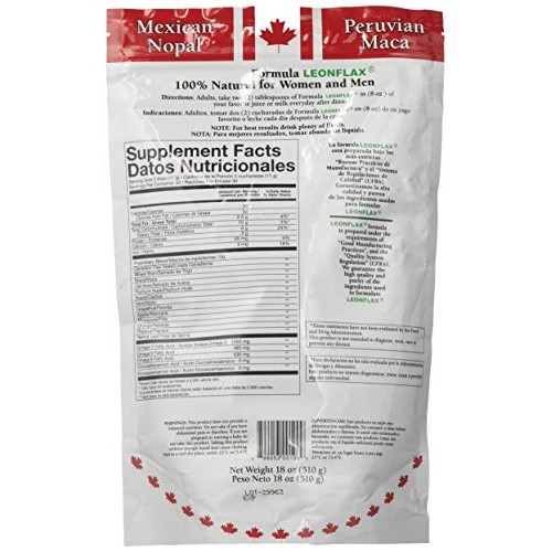 Leonflax Canadian Flaxseed Plus Fat Reducer 18 Oz. 2-Pack