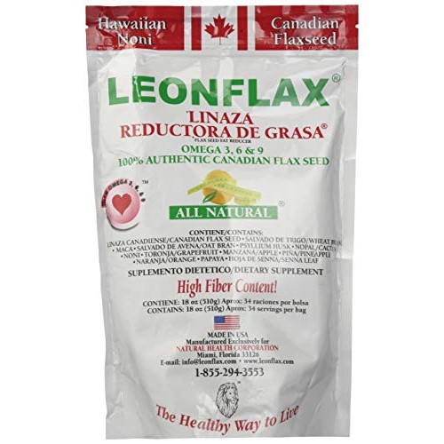 Leonflax Canadian Flaxseed Plus Fat Reducer 18 Oz. 2-Pack
