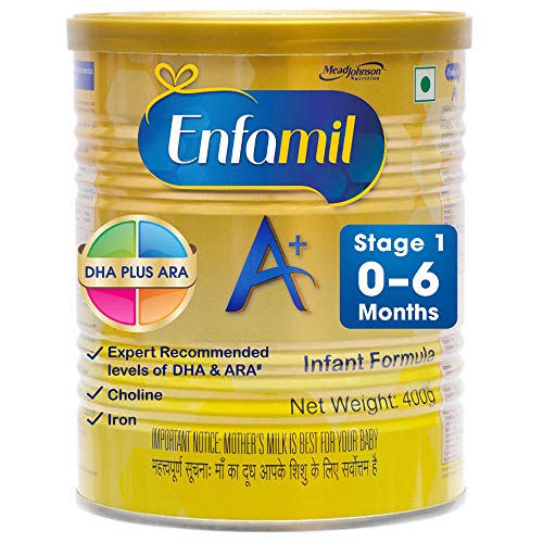 Enfamil A+ Stage 1: Infant Formula 0 To 6 Months - 400 Gm