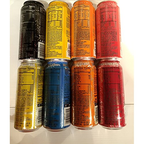 Monster Energy Drink Variety Pack - New Embossed Cans - 8 Pack