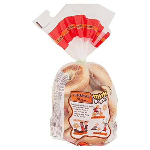 Thomas Mini Plain Pre-sliced Bagels 15 Oz 2 Packs Thomas Mini Plain Pre-sliced Bagels 15 Oz 2 Packs