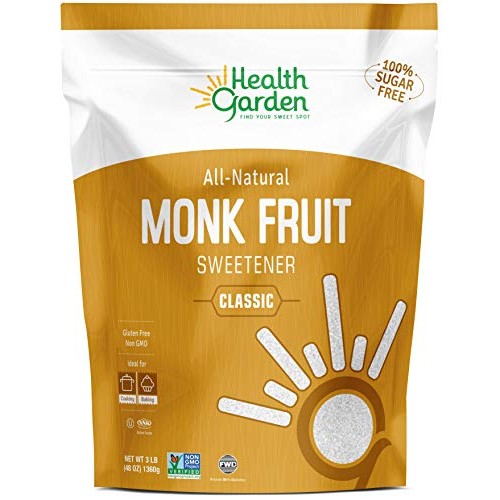 Health Garden Monk Fruit Sweetener, Classic - Non Gmo - Gluten F